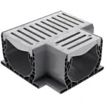 NDS Spee-D Tee Channel Drain w/ Gray Grate (2371)