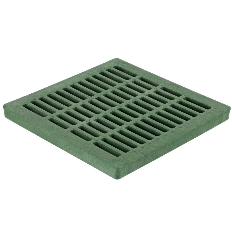 NDS 2400 24" x 24" Square Catch Basin Grate, Green (2412)