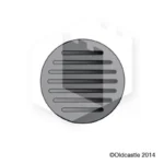Oldcastle Infrastructure F08 Irrigation Box Cast Iron Grate (3001180)