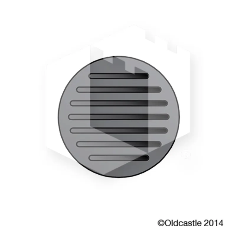 Oldcastle Infrastructure F08 Irrigation Box Cast Iron Grate (3001180)