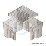 Oldcastle Infrastructure V12 Concrete Drain Box Cast Iron Grate (3001510)