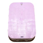 NDS Pro-Spec Valve Box 20" x 13" 12-5/8" Deep Overlapping Bolt-Down Lid Purple/Purple (318PBCBR)