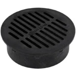 National Diversified Sales Inc 6 in Round Drain Grate - Black (40)