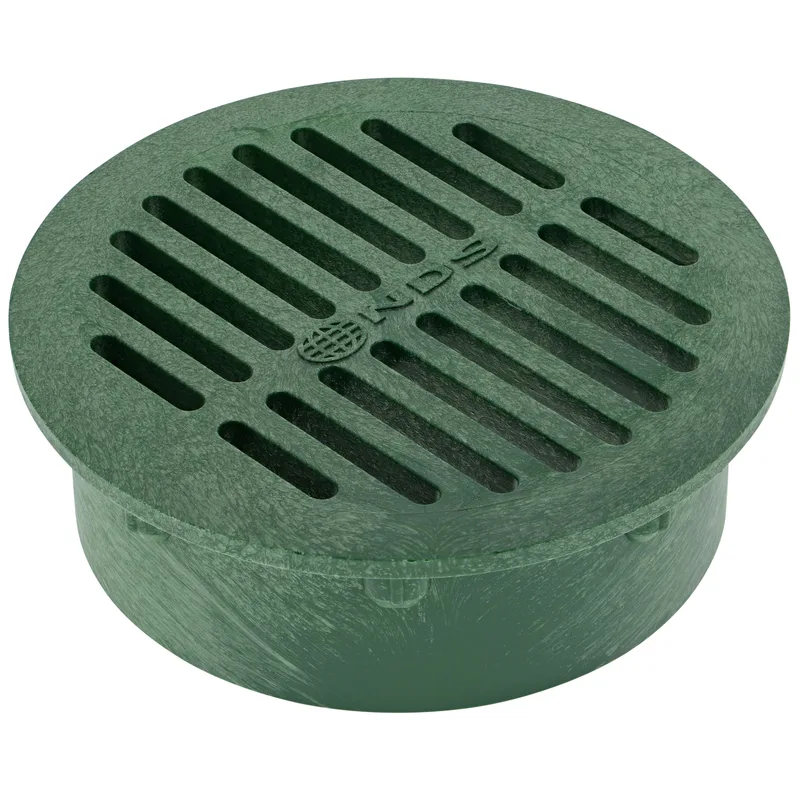 National Diversified Sales Inc 6 in Round Drain Grate - Green (50)