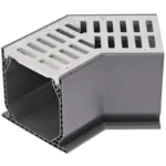 National Diversified Sales Inc Mini-Channel 45-Degree Elbow with Gray Grate (5300)