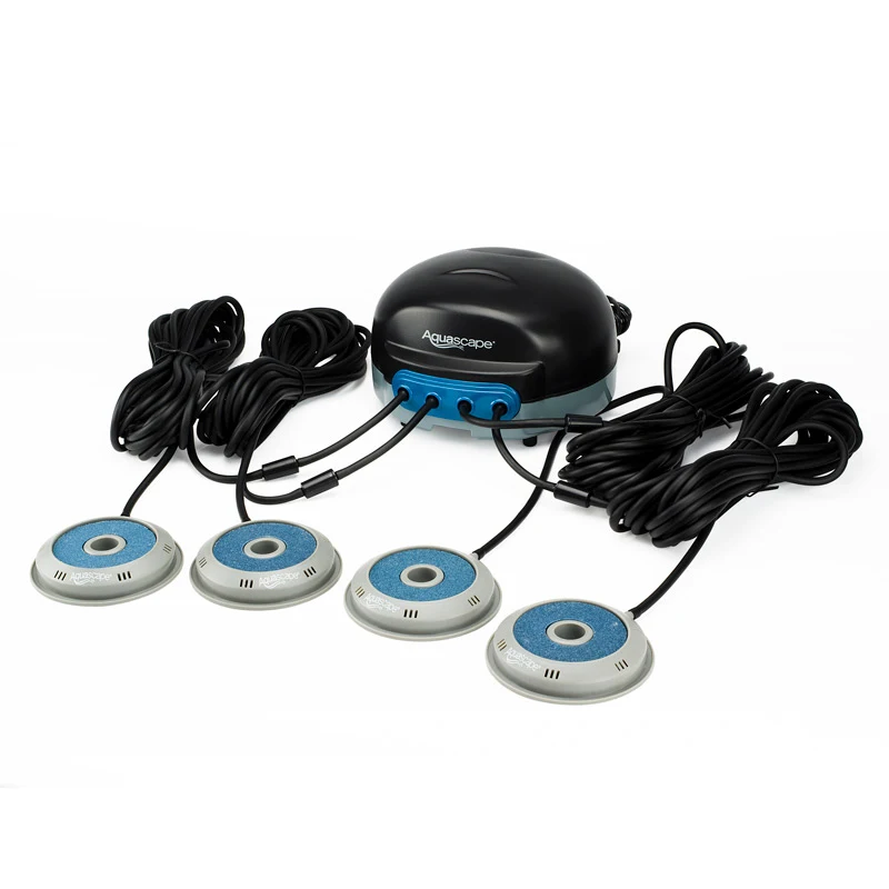 Aquascape Pond Aeration Kit, 7.75" x 7.25" x 6.25" 0.19 cfm 4-Outlet (75001)
