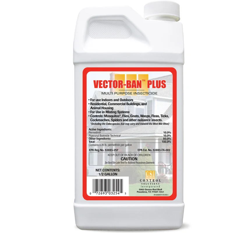 Control Solutions Inc Vector-Ban Plus Insecticide - 1/2 gallon Bottle (82003254)