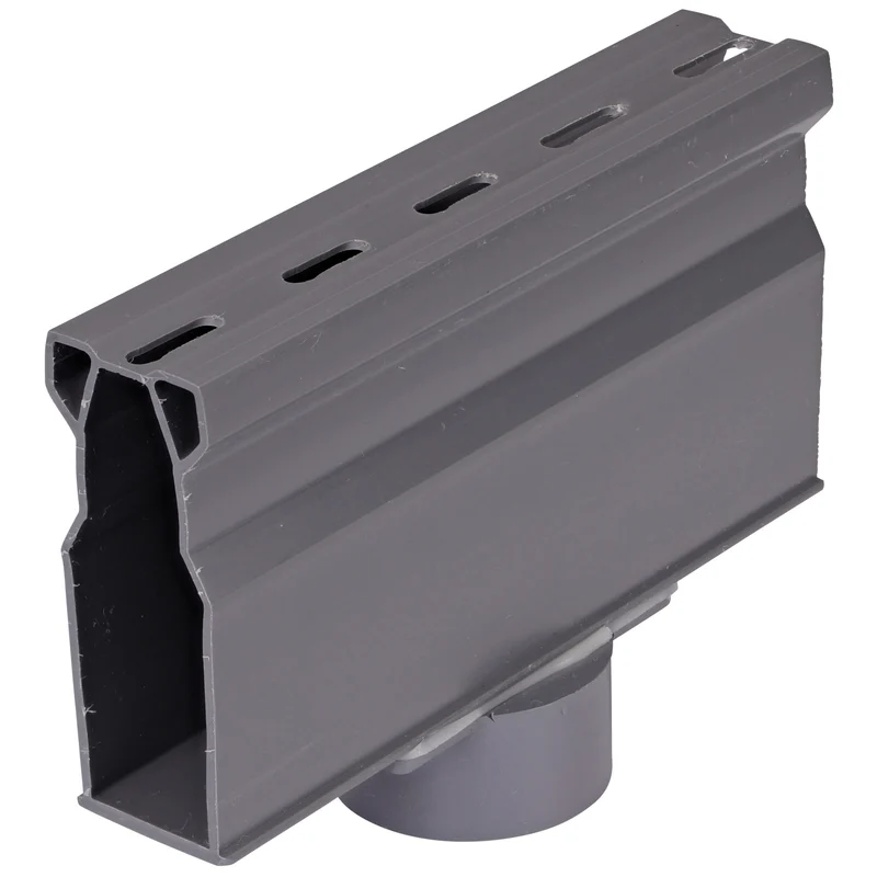 NDS 1-1/4" Micro Bottom Outlet, Gray (8503)
