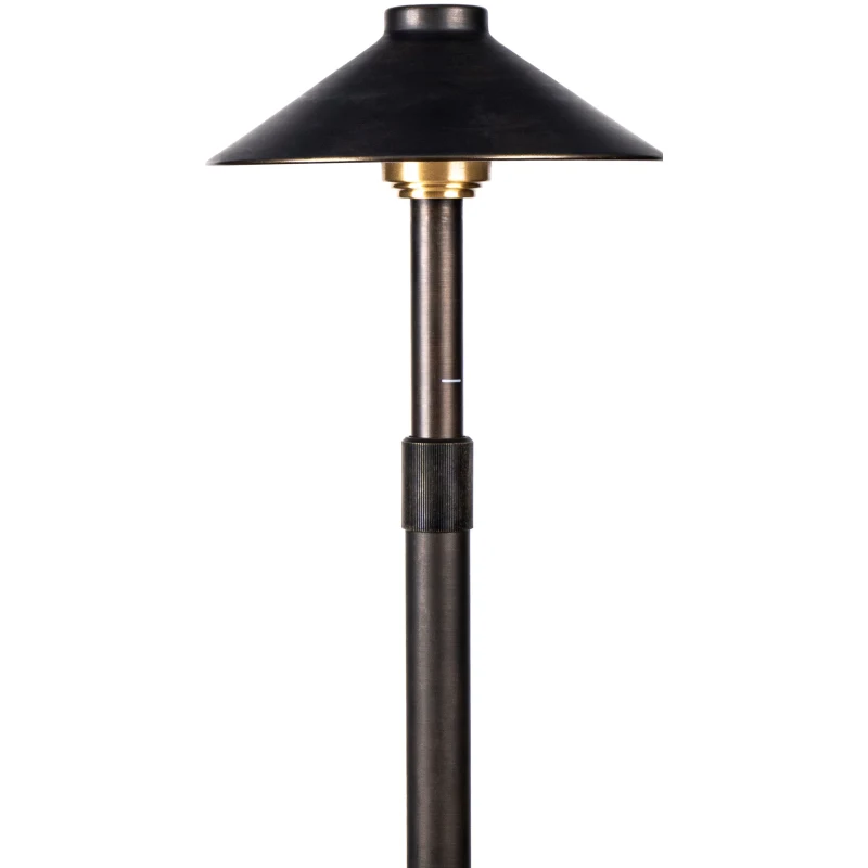 Halco Lighting Technologies PTH075-AB Antique Brass Traditional Hat Path Light (915511S)