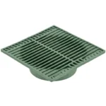 National Diversified Sales Inc 9 in Square Drain Grate Green (950)