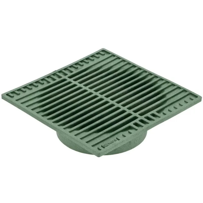National Diversified Sales Inc 9 in Square Drain Grate Green (950)