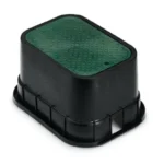 Rain Bird PVB Standard Valve Box 21-1/4" x 15-15/16" 12" Drop-In Plastic Green Lid (A12500)