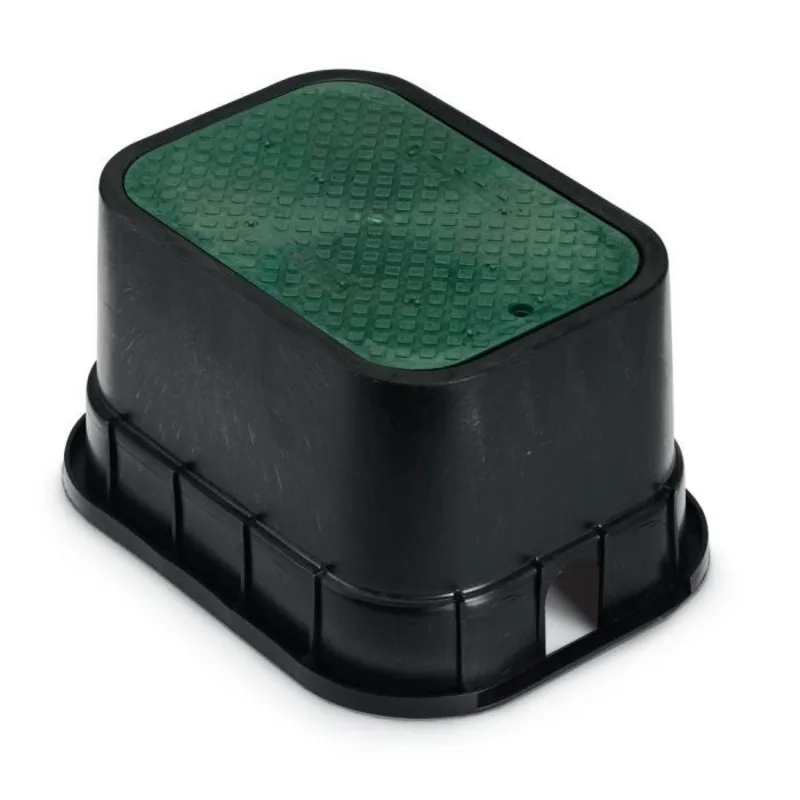 Rain Bird PVB Standard Valve Box 21-1/4" x 15-15/16" 12" Drop-In Plastic Green Lid (A12500)