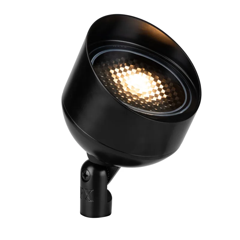 FX Luminaire Cora CA-73 Brass PAR-36 Accent Up Light (CA73) - Black