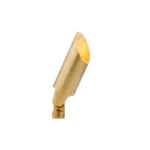 FX Luminaire LO Brass MR-16 Up Light with Long Shroud, No Lamp (LO-NL-LS-BS)