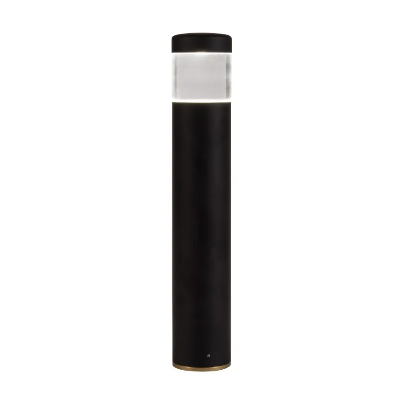 FX Luminaire PM ZDC Color-Changing LED Path Light, Flat Black (PMZDCFB)