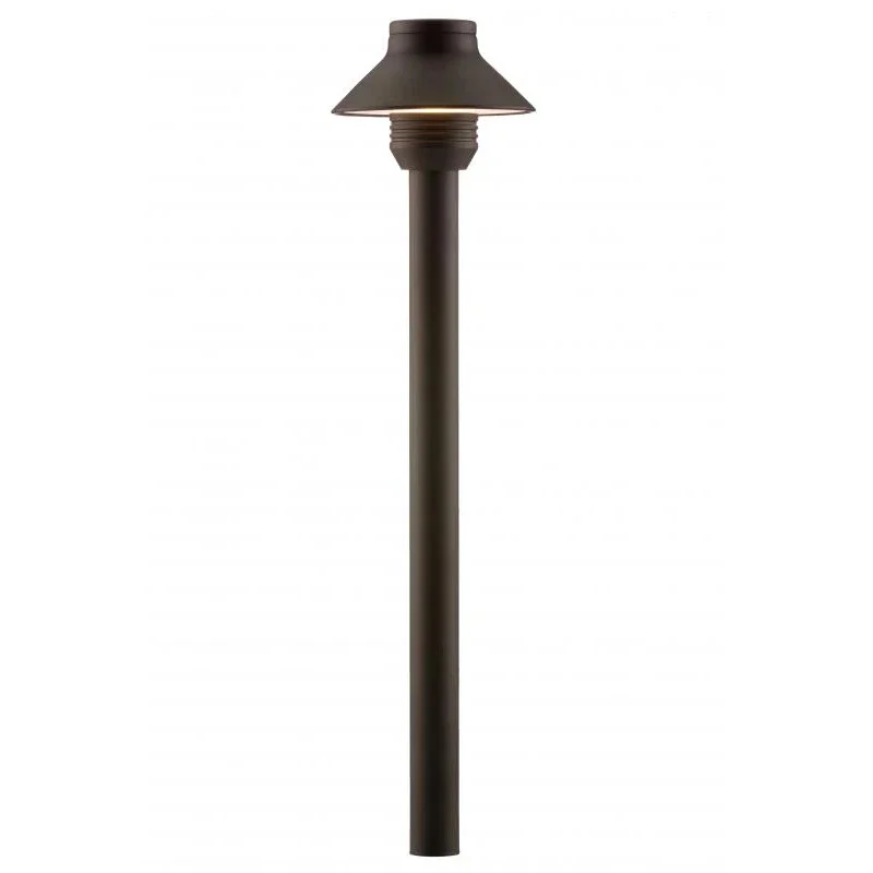 FX Luminaire SP 18" Path Light Flat Black with LED — Clearance (SP-LED20W-18R-FB-CLR)
