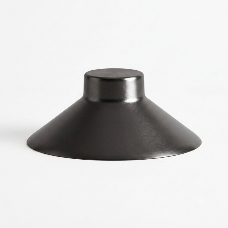 Alliance AL150 Area Light Hat Assembly, Aged Black Brass 6.25" (AL150-BLK)