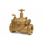 Superior 100 Series 1-1/2" brass normally open hydraulic in-line valve (100150)