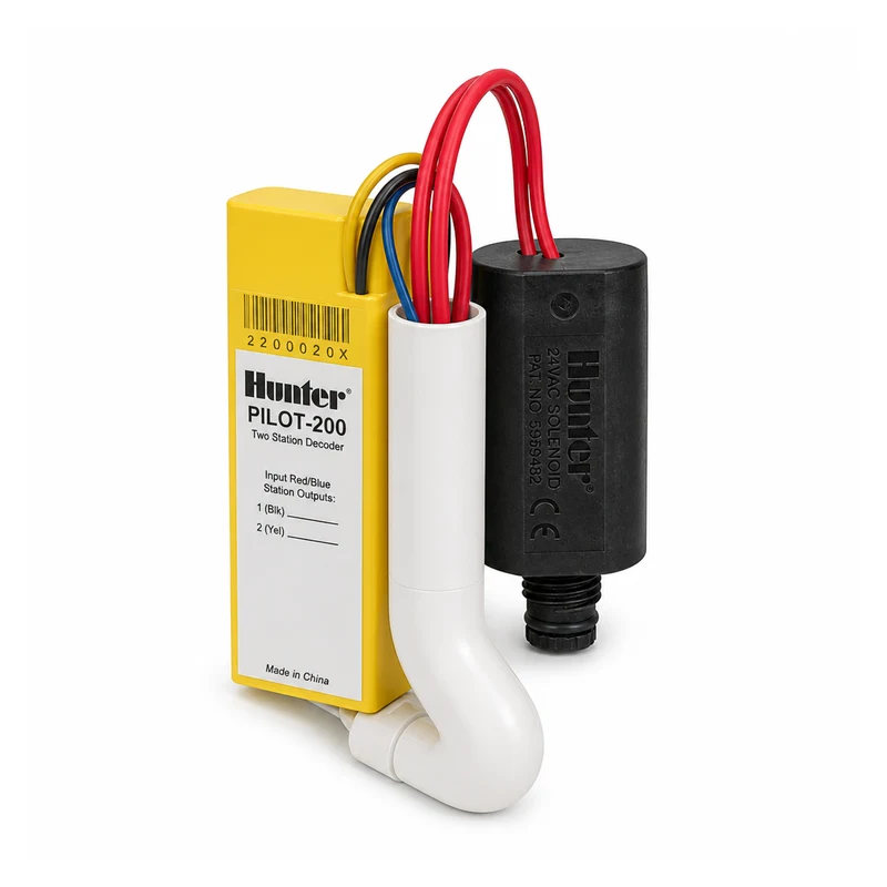 Hunter 686501SP Pilot-200 TTS two-way module with spliced 24VAC solenoid