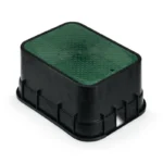 Rain Bird PVB Jumbo 25-1/4" x 19-3/8" 12" Drop-In Valve Box, Green Lid (A12508)