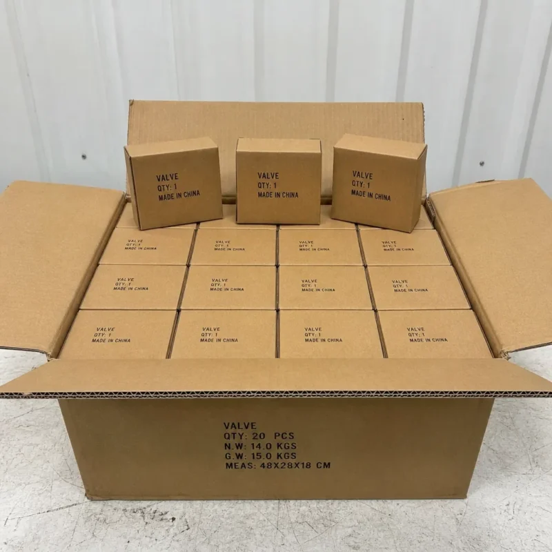 Opened case of 20 sealed Hunter HPV-100G New Old Stock valve boxes