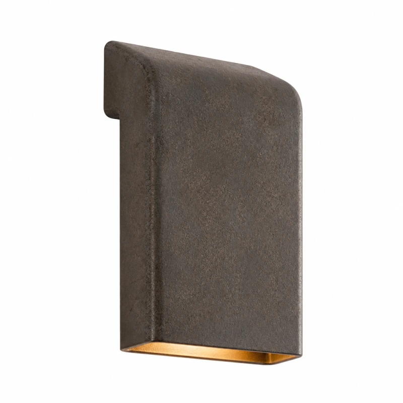 FX Luminaire LF 1 LED ZD Wall Light Weathered Iron — Clearance (LF-ZD1LED-W-WI-CLR)