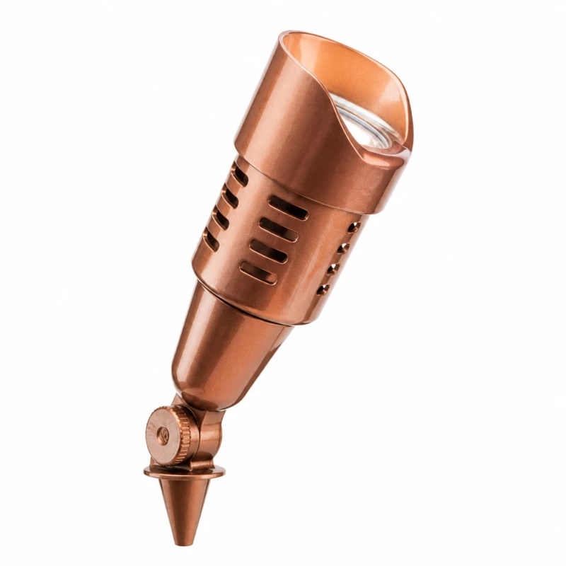 FX Luminaire NR 3 LED Large Slotted Copper ZD — Clearance (NR-ZD3LED-LS-CU-CLR)