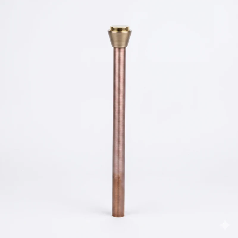 FX Luminaire P 1 LED 8 in Riser Copper — Clearance (P-1LED-8RA-CU-CLR)