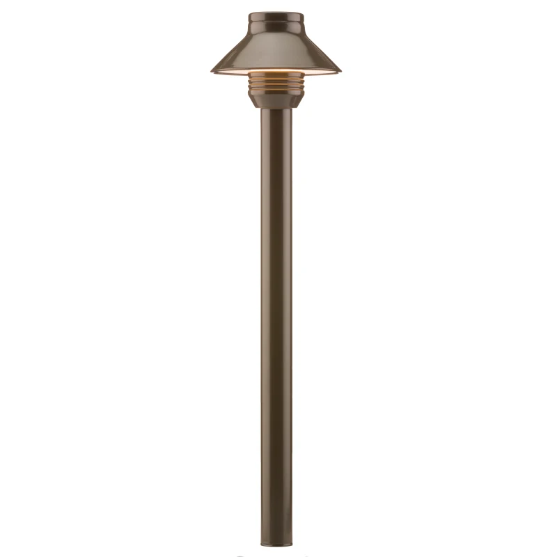 FX Luminaire SP 18" Brass Path Light Bronze Finish 1.6W 2700K LED (SP-LED20W-18R-BZ)