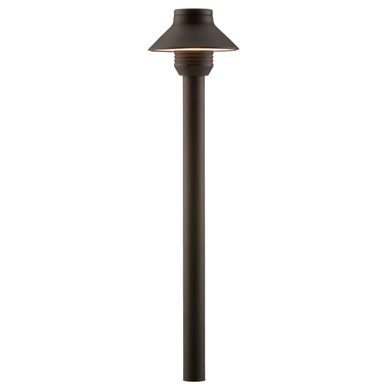 FX Luminaire SP 18" Brass Path Light Black Finish 1.6W 2700K LED (SP-LED20W-18R-FB)