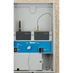 Hunter SkyCommand UCH interior with A2C-LORA and A2C-WIFI modules installed