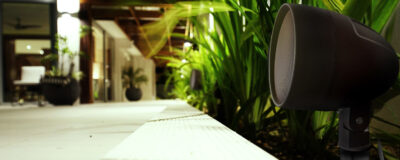 TruAudio Outdoor Audio Systems — Landscape Speakers, Kits & Burial Subs 10 Typical backyard / garden