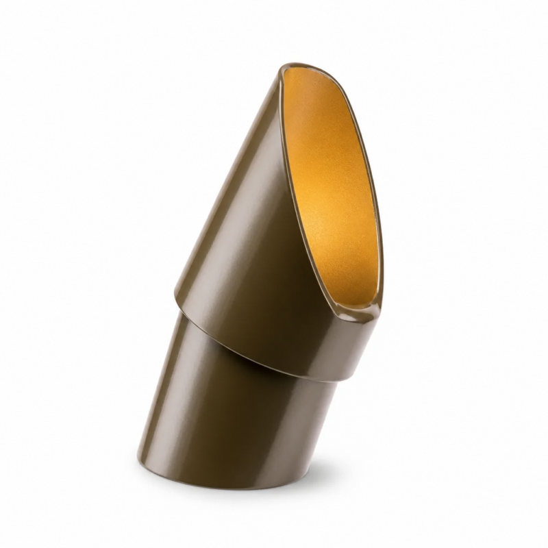 FX Luminaire RS long shroud glare shield accessory in Bronze Metallic