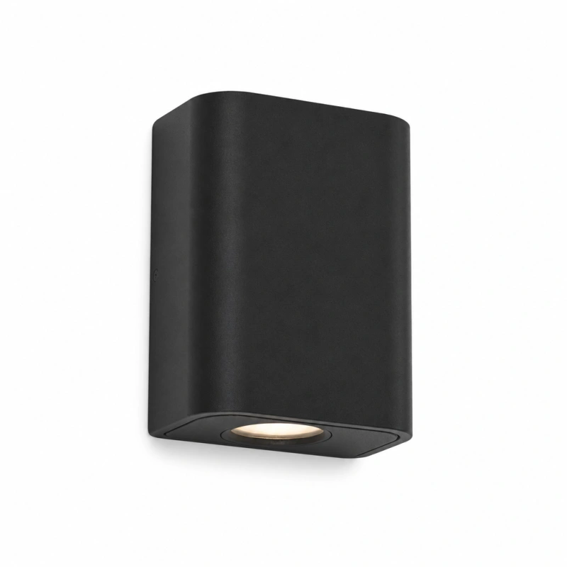 Holm Surface Shell 1 LED Flat Black — Clearance (sSHL9-A-1LED-FB-CLR)