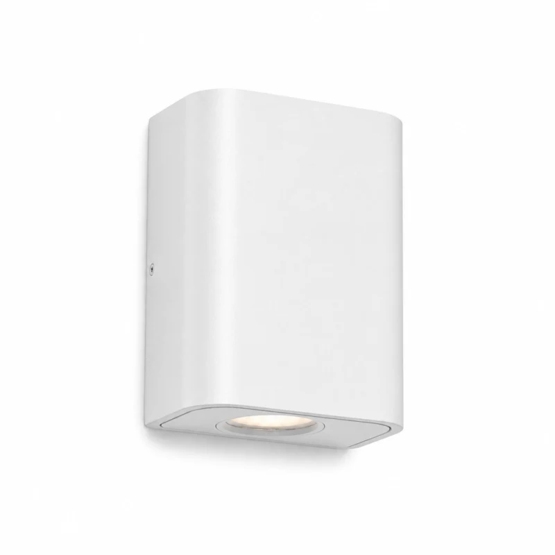 Holm Surface Shell 1 LED ZD Flat White — Clearance (sSHL9-A-ZD1LED-FW-CLR)
