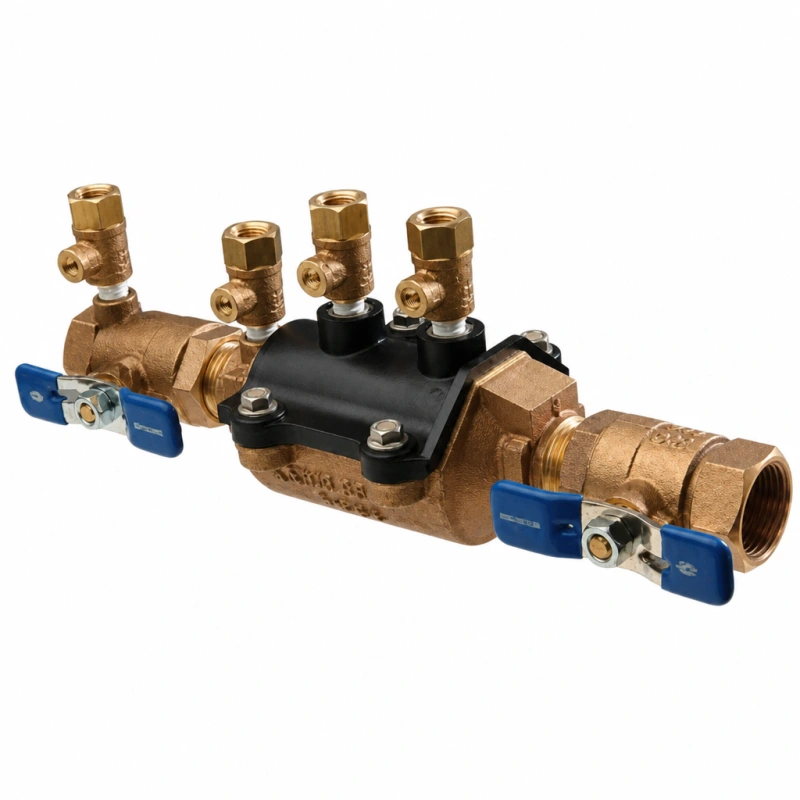 Wilkins 350 lead-free double check backflow preventer 1 inch (1-350FT)