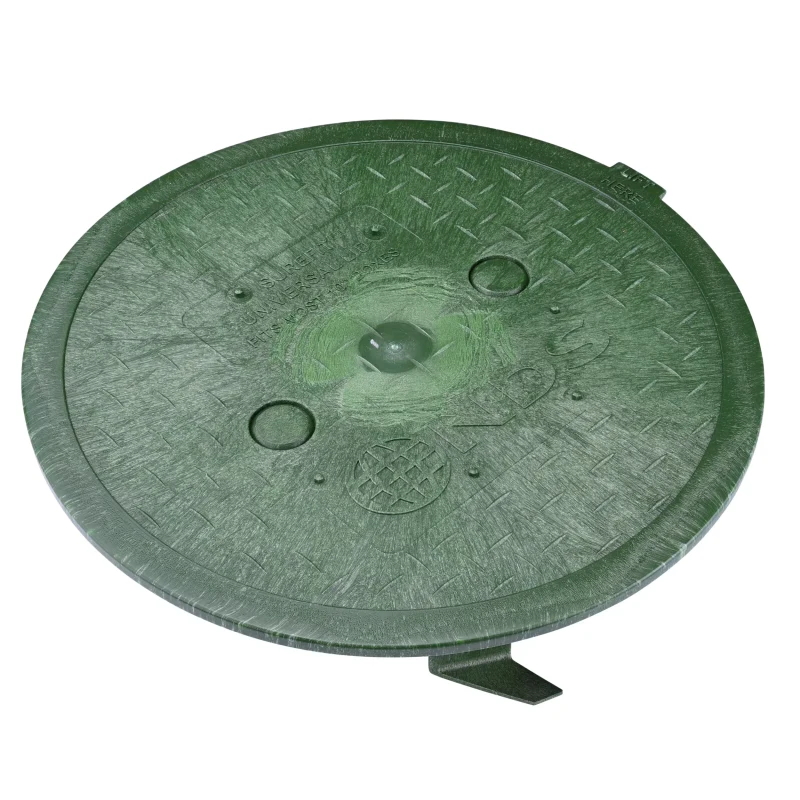 NDS SureFit Round Valve Box Cover 10-1/2" Polypropylene Green (10RND-UC)