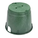 NDS Standard 10" Round Overlapping Valve Box, Polypropylene/HDPE, Green (112BC)