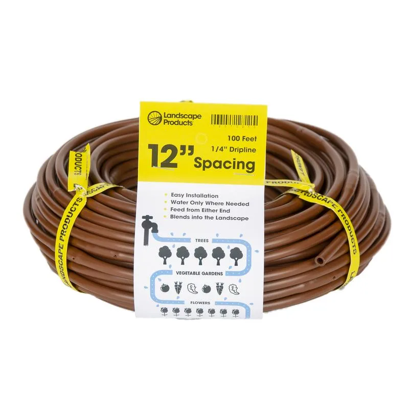 Landscape Products 1/4 in Emitter Dripline 12 in Spacing 100 ft (12070210)
