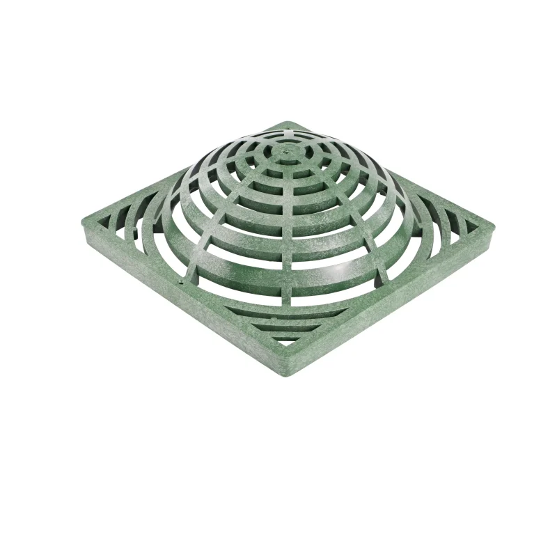 NDS 12 in. Square Atrium Grate, Green (1280)