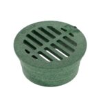 NDS 3 in. Round Drain Grate, Green (16)