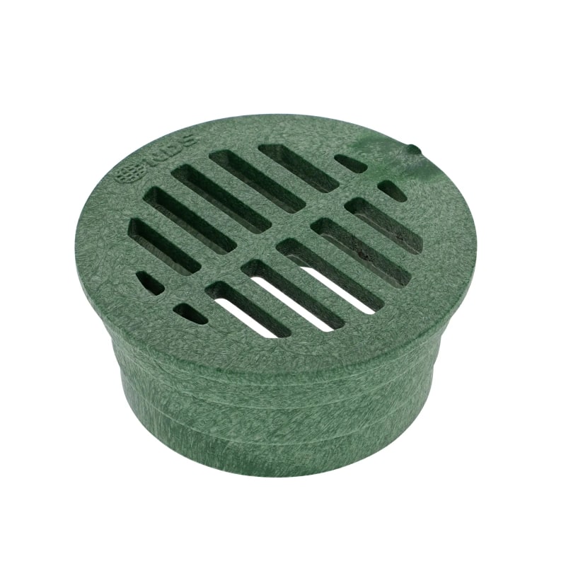 NDS 3 in. Round Drain Grate, Green (16)