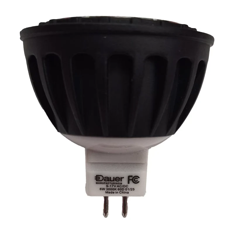 Dauer MR16 6W LED Lamp 3000K 60° Beam (486860)