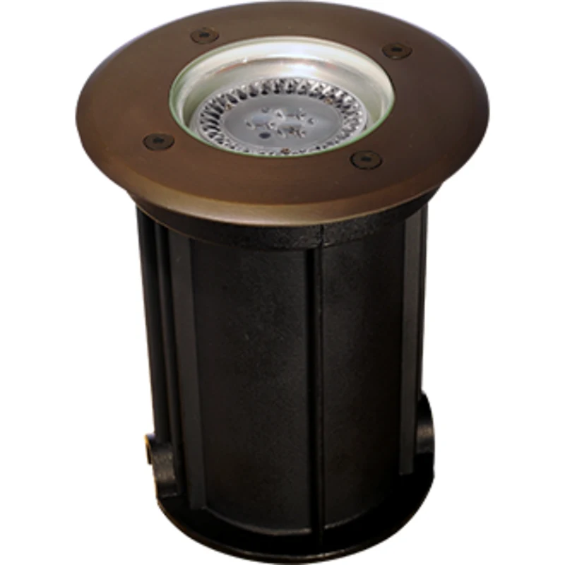 Dauer Bentley Adjustable Gimbal Well Light, Brass Drop-In (490063)