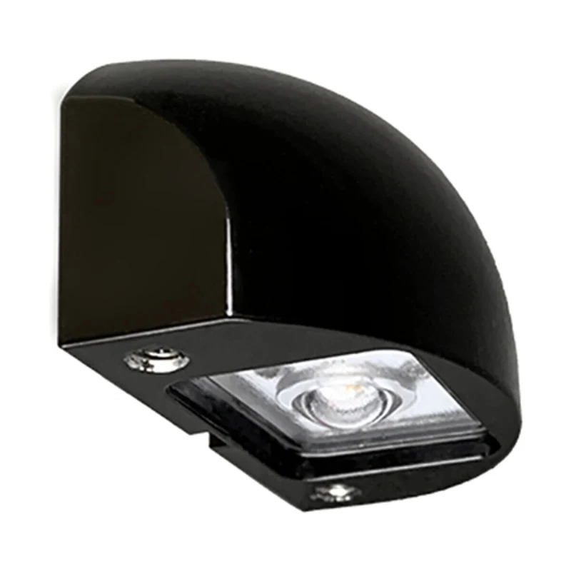 Dauer Buttonwood Integrated Micro-Deck Light 3000K, Black (490074-BLK-3K)