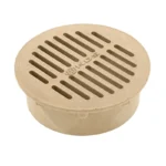 NDS 6 in. Round Drain Grate, Sand (60S)