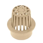 NDS 3 in. Round Atrium Grate, Sand (74S)