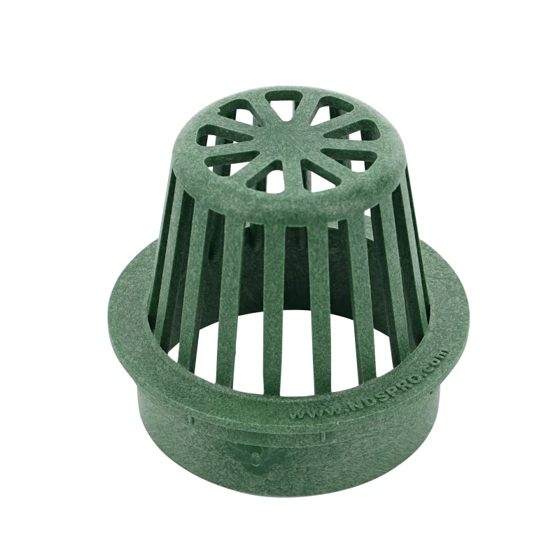 NDS 4 in. Round Atrium Grate, Green (75)