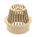 NDS 6 in. Round Atrium Grate, Sand (90S)